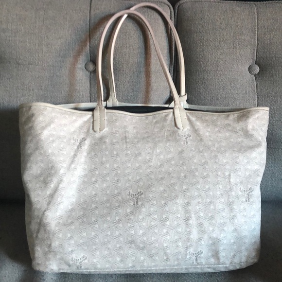 white goyard tote